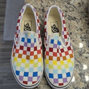 Vans Ranbow Checkered Slip-On